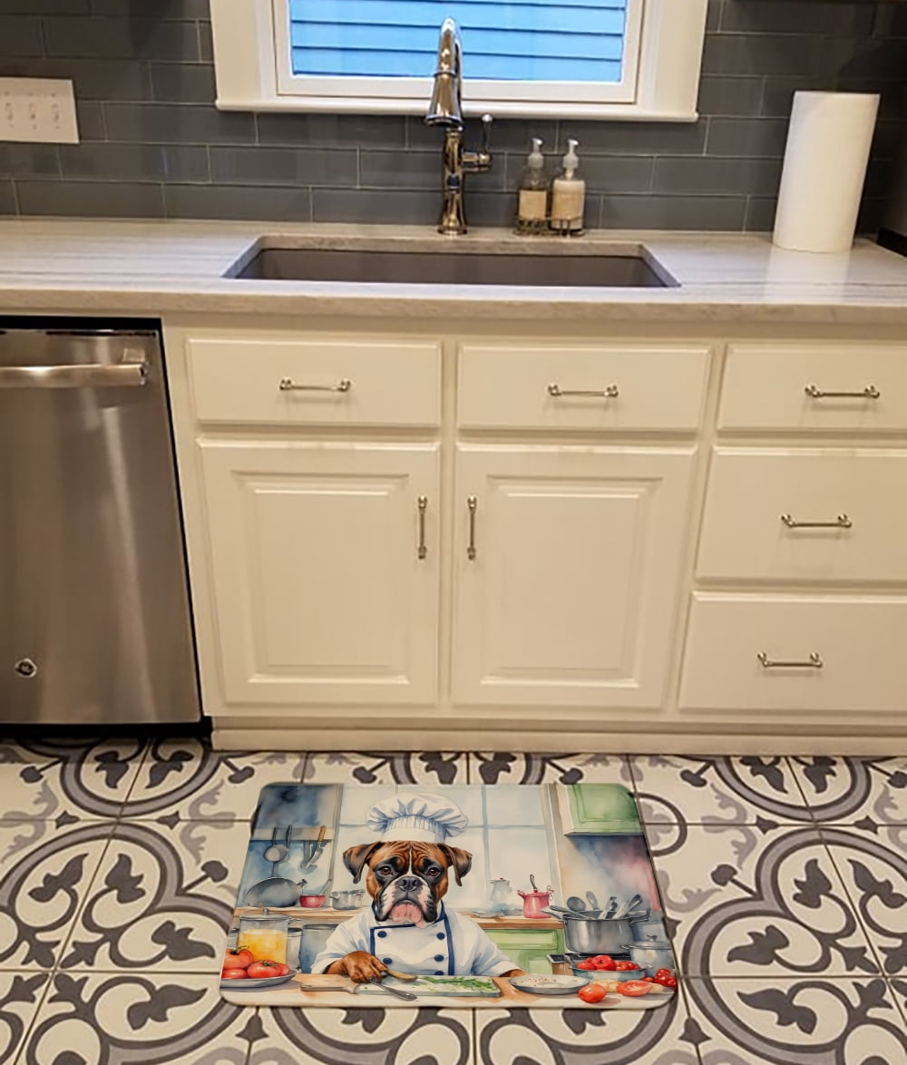 Yorkie Yorkshire Terrier The Chef Memory Foam Kitchen Mat