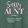 thumbnail image 3 of Instant Message - Sassy Aunt - Women's Lightweight French Terry Long Sleeve Shirt, 3 of 6
