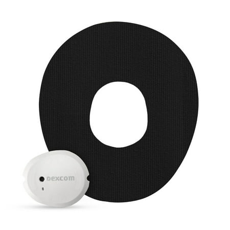 Overt Dexcom G7 Adhesive Guards Monitoring Patch - Black