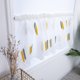 thumbnail image 4 of Cortinas bordadas con diseño de trigo azul y gris para decoración de gabinetes de cocina, 4 of 8