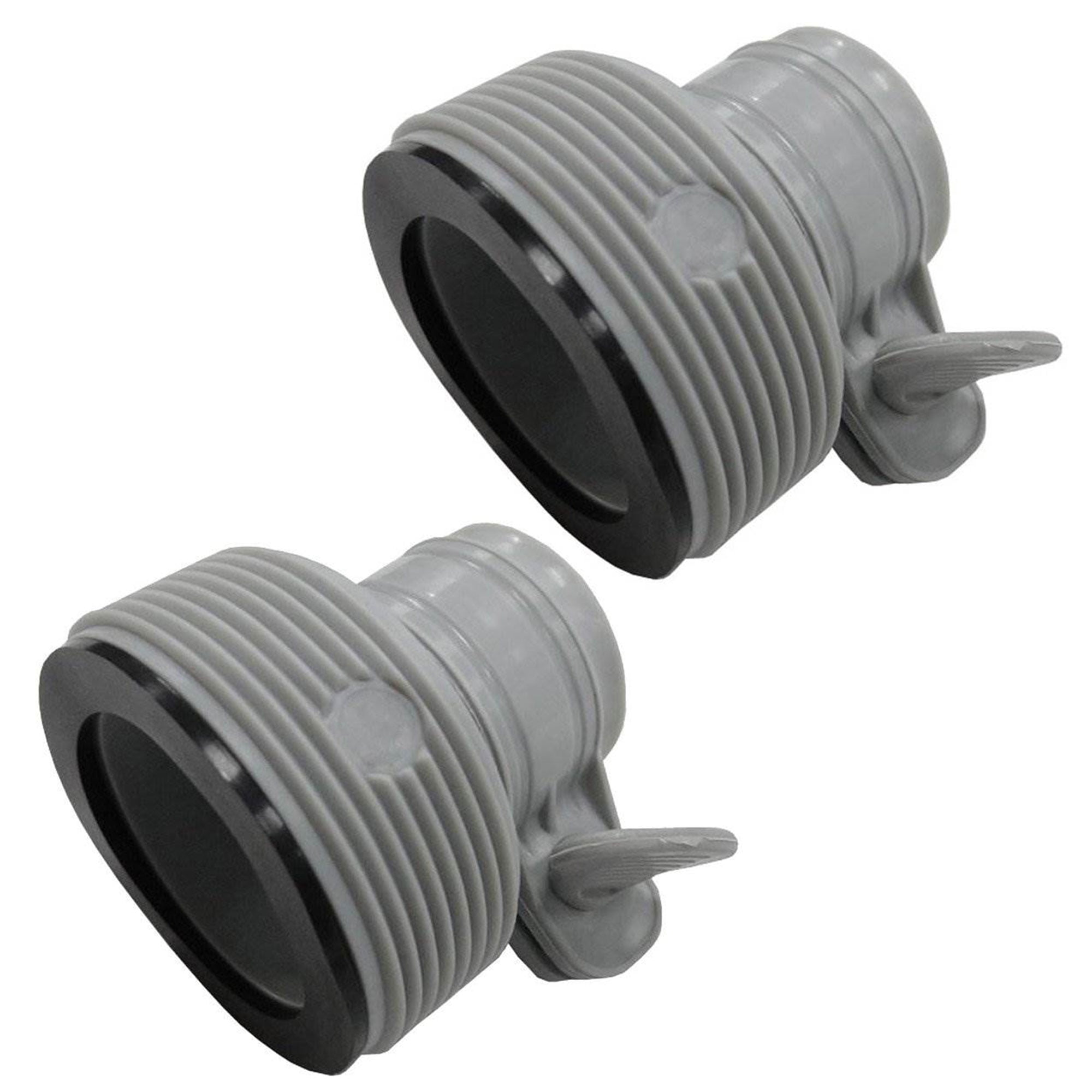 Intex Replacement Hose Adapter B w/ Collar for Filter Pump Conversion (Pair)