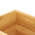 thumbnail image 4 of Elama 10.5 x 5.75 Inch Rectangle Bamboo Waste Basket, 4 of 5