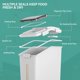 thumbnail image 4 of Cubo de almacenamiento de harina YITAHOME de 50 l/40 kg con ruedas, cuchara y tapa, color blanco, 4 of 7