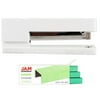 JAM Paper Office & Desk Sets, 1 Stapler 1 Pack of Staples, White and Green, 2/pack