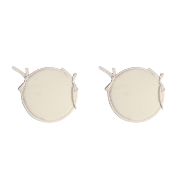 Injueey Cojín de silla duradero para taburetes de bar - Cojín de silla de bistró duradero y sin decoloración beige beige 2Conjunto