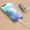 thumbnail image 5 of USB C Car Charger 54W Fast Car Charger PD 36W&QC3.0 Dual Port Car Charger Adapter, Super Mini All Metal Car Cigarette Lighter Adapter, 5 of 5