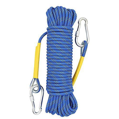 Outdoor Safety Rescue Escape Climbing Rope Cord 10m Gray tool 