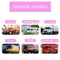 thumbnail image 3 of Car Sun Visor Mirror with LED Lights Automobile Makeup Mirror with Lights Cosmetic Mirror Clip for Car, 3 of 9