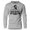 Sport Grey, variant on Gray Beard, Great Bod Lightweight Long Sleeve Hooded T-Shirt for Men – Funny Gym Hoodie, Sport Grey, Large