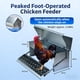 thumbnail image 5 of Comedero Automático Para Pollos, Alimentador De Pedal De Acero Inoxidable, Alimentador De Aves De Corral, Sin Desperdicio, Gran Capacidad Para Uso En Exteriores, 5 of 7
