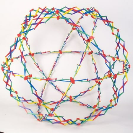 Original Hoberman Sphere Plastic Expandable Toy, Rainbow