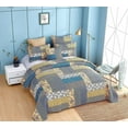thumbnail image 4 of DaDa Bedding Honey Cove Garden Floral Paisley Cottage Patchwork Bedspread Set (JHW-957), 4 of 7