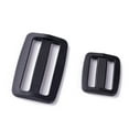 thumbnail image 2 of 100pcs 5 style Plastic Buckle Clasps For Webbing Strapping Bags Garment Accessories Rectangle Black 23~32.5x27.5~59x4~5.5mm Hole: 4~5x21~50mm 20pcs/style 1set, 2 of 3
