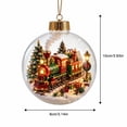 thumbnail image 3 of Glowing Christmas Story Ornament, Light-Up Mini Holiday Scene with Warm LED Light, Festive Keepsake Gift for Home Christmas Party Decoration(Reindeer), 3 of 6