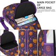 thumbnail image 4 of Sling Backpack,Pumpkin Hat Halloween Pattern Crossbody Bag with Water Bottle Holder,Waterproof Sling Bag for Men/Women with Chest Phone Holder for Hiking,Travel, 4 of 6