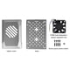 thumbnail image 2 of Estuche Silver Shadow Con Ventilador Refrigeración PWM Carcasa Protectora ABS para Raspberry Pi 5, 2 of 9