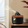 thumbnail image 4 of Blast Aroma Humidifier, Yellow Cane Humidifier, Cannon Humidifier, Small USB Desktop Humidifier Silent Diffuser with 7 Colors, Turret Aromatherapy Machine for Home & Office (Black), 4 of 6