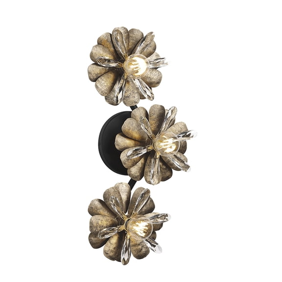 Delphine Three Light Wall Sconce from the Giselle Collection