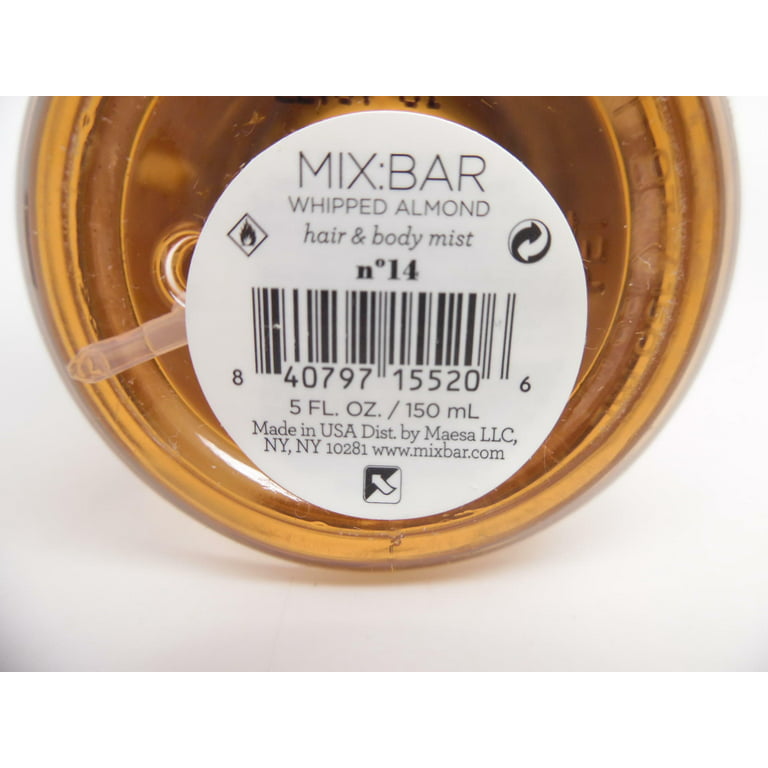 MIX:BAR Hair & Body Spray Mist n°14 - Whipped Almond - 5 fl. oz. (150mL)