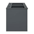 thumbnail image 2 of Modway Vitalité Meuble-Lavabo de Salle de Bain à Double Lavabo de 48 Pouces en Gris Noir, 2 of 10