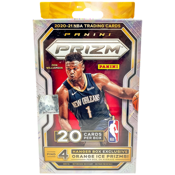 202021 Panini Prizm NBA Basketball Trading Cards Hanger Box 20 Cards