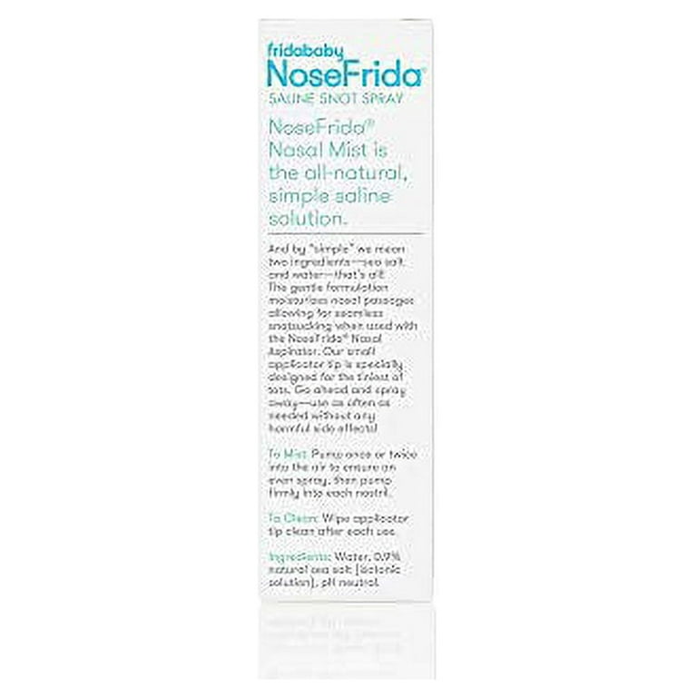 NoseFrida Nasal Spray - Natural Sea Salt Saline Solution