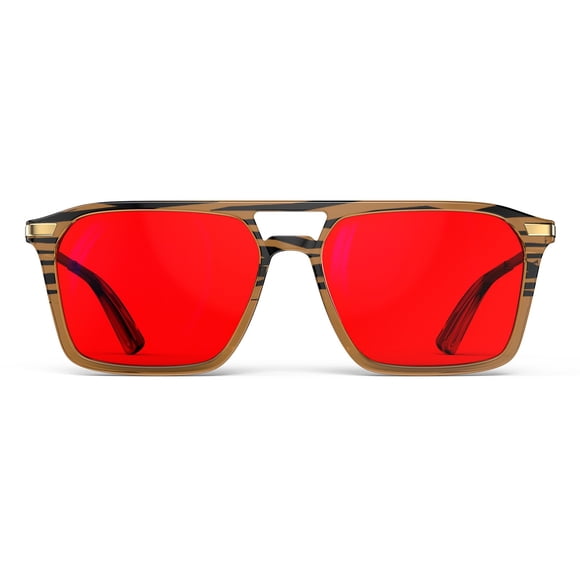 Gafas para dormir rojas Goiteia que bloquean la luz azul