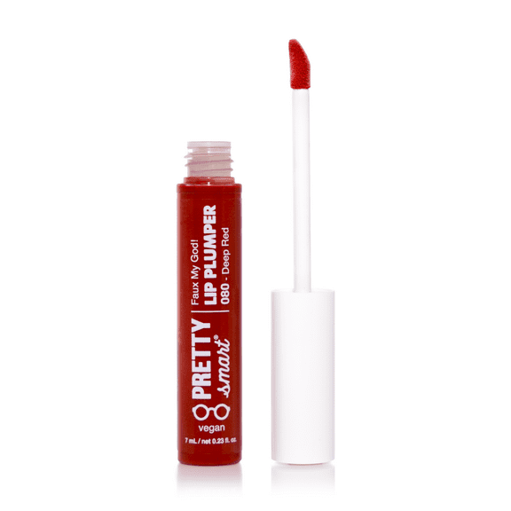 Pretty Smart Faux My God! Lip Plumper, Deep Red, 0.23 fl. oz. Tube