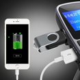 thumbnail image 3 of Transmisor FM Bluetooth para coche, adaptador inalámbrico Bluetooth para coche, kit de coche con llamadas manos libres y pantalla LCD de 1,44 pulgadas, reproductor de música compatible con tarjeta, 3 of 8