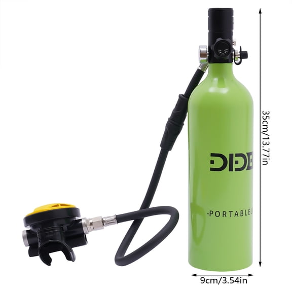 DENEST Reusable Mini Scuba Tank Within Breathing Capacity For 15-20 Minutes Underwater