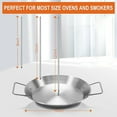 Tilt And Fold Griddle Pan With Skewer Cooking Plate 304 Stainless Steel