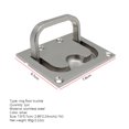 thumbnail image 4 of Tirador De Cubierta De Cubierta De Escotilla, Manija De Elevación Resistente A La Corrosión, Accesorios De Hardware De Barco De Acero Inoxidable, Anillo De Casillero, Hebilla De Piso Advancent HA022601-00, 4 of 5