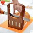 Hims Adjustable Loaf Sandwich Bread Slicer Guide Toast Slice Cutter