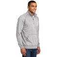 thumbnail image 4 of District Men Male Mock Neck Jacket Dm392 Hthrd Grey 4X-Large, 4 of 4