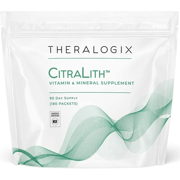 Theralogix CitraLith Vitamin & Mineral Supplement for Kidney & Urine