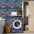 thumbnail image 4 of Peel and Stick Wallpaper Ethereal Twilight Garden Glowing Ghost Flowers Wall Mural 17.7in x 9.8ft Self Adhesive Removable Wall Paper Renter Friendly Wallpaper for Nursery Bedroom Cabinets, 4 of 8