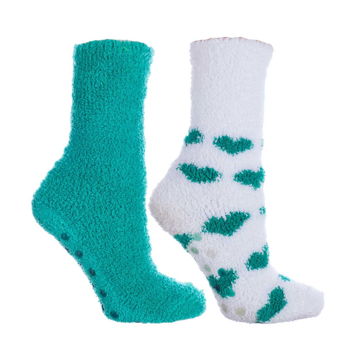 MinxNY Women's Lavender Infused Slipper Socks, 2Pair Pack with