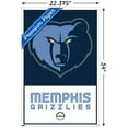 thumbnail image 3 of NBA Memphis Grizzlies - Logo 21 Wall Poster with Pushpins, 22.375" x 34", 3 of 6