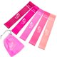 thumbnail image 1 of Set de 5 bandas elásticas de resistencia Fit Simplify con bolsa de transporte, 1 of 7