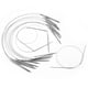 thumbnail image 3 of Agujas de tejer circulares de acero inoxidable, agujas de ganchillo para tejer, alfileres de tejido DIY, herramientas para manualidades, 80cm, 2,0-10 Mm, 3 of 4