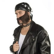 BAD BIKER BEARD-BROWN