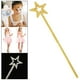 thumbnail image 5 of Divertida estrella varita princesa palo niñas disfraz para de cumpleaños Halloween boda Dorado BLESIY Palos de varita de estrella, 5 of 6