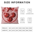 thumbnail image 6 of Acheng Cherry 8 Ball Pillow Covers,Trendy Cherry Throw Pillow Covers for Couch Bed Bedroom Dorm Kids,Trendy Pillows,2 Pcs White, 6 of 6