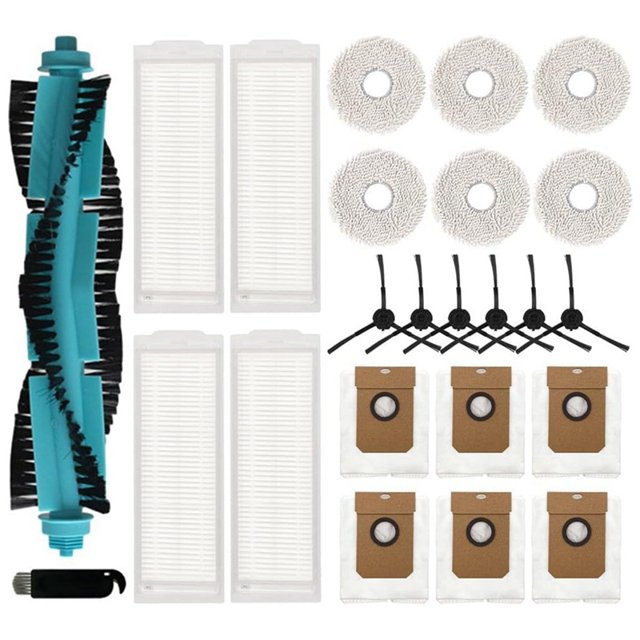 Repuestos para Aspiradora Robot para para 11090, Cepillo Lateral Principal, Filtro HEPA, Mopa, Bolsas para Polvo