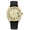 Black, variant on Golden Half Iced Out Moissanite Watch, Mechanical Wristwatch with Multi-Color Rubber Strap,Date Dial