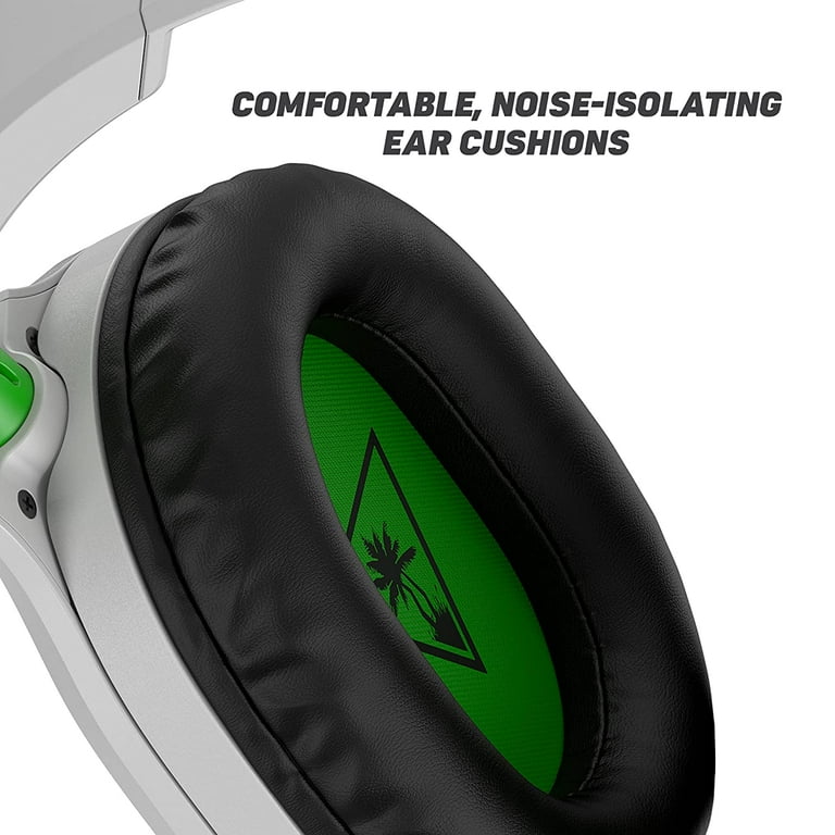 Turtle beach headset 2024 white and green