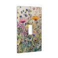 thumbnail image 2 of Wild Flowers Light Switch Cover Plates Single Toggle Wall Plate, Decorative 1-Gang Christmas Decor Lightswitch Cover, 2 of 7