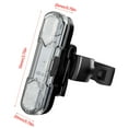 thumbnail image 1 of Becaristey Lights USB Charging LED Warning Light Night Bike Rear Light Cycling Waterproof Shockproof Tail Light For Cycling White Bandage 1Set, 1 of 6