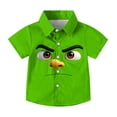 thumbnail image 4 of Piuwrlz 12 Years Boys Short polo Sleeve Teen Funny Graphic Shirts Tops Pocket Pullover T Shirts Green Size 12 Years, 4 of 9