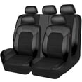 thumbnail image 1 of Fundas de Asiento para Auto CAR PASS Juego Completo Compatibles con Airbag Negro, 1 of 9